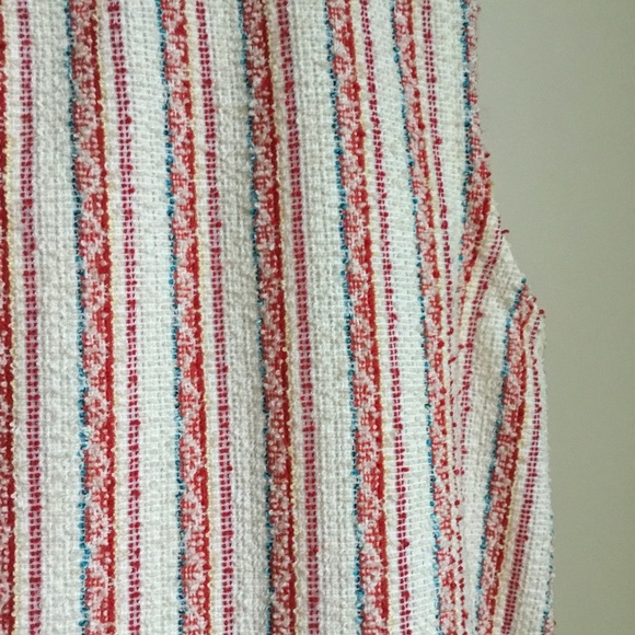 Madewell Boucle Striped Split Back Tank Top - Picture 5 of 11